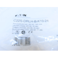 Eaton C22S-DRLH-B-K10-24 Compact Pushbutton Illuminated Maintain Blue Extend 1NO