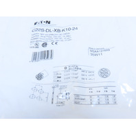 Eaton C22S-DL-XB-K10-24 Pushbutton Illuminated Momentary Blue No Lense 1NO