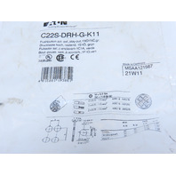 Eaton C22S-DRH-G-K11 Compact Pushbutton Maintained Non-illuminated Green Button