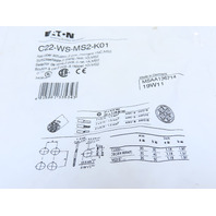 Eaton C22-WS-MS2-K01 Pushbutton 2 Position MS2 Key Operated Switch Momentary K01