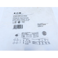 Eaton C22-DR-S-K02 Compact Pushbutton Non-illuminated Maintained Black button