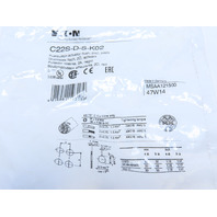 Eaton C22S-D-S-K02 Compact Pushbutton Non-illuminated Momentary Black Flush