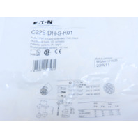 Eaton C22S-DH-S-K01 Compact Pushbutton Non-Illuminated Momentary Black Extended