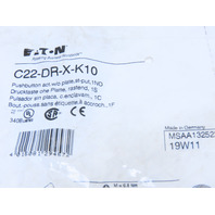 Eaton C22-DR-X-K10 Compact Pushbutton Non-illuminated Maintained Buttonless
