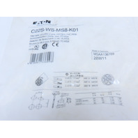 Eaton C22S-WS-MS8-K01 Pushbutton 2 Position MS8 Key Operated Switch Momentry K01