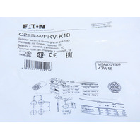 Eaton C22S-WRKV-K10 2 Position Rotary Selector Switch Maintained 1NO BLK&WHT