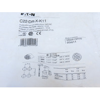 Eaton C22-DR-X-K11 Compact Pushbutton Non-illuminated Maintain No button 1NO 1NC