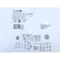 Eaton C22-DH-G-X1-K20 Compact Pushbutton Non-Illuminated Momentary Green X1 Etch