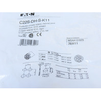 Eaton C22S-DH-S-K11 Compact Pushbutton Non-illuminated Momentary Black Extended