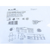 Eaton C22-WRS-MS2-K01 2 Position Rotary Key MS2 Switch Maintained 1NC