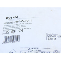 Eaton C22S-DH-W-K11 Compact Pushbutton Non-illuminated Momentary White Extended