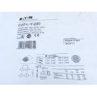 Eaton C22-L-Y-230 Button Indicating Light Yellow Illuminated LED 230V