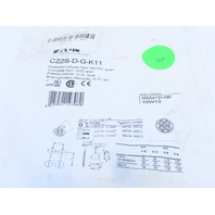 Eaton C22S-D-G-K11 Compact Pushbutton Non-illuminated Momentary Green Flush