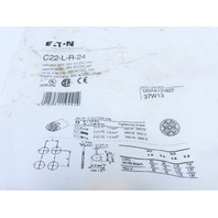 Eaton C22-L-R-24 Button Indicating Light Red Illuminated LED 24 V
