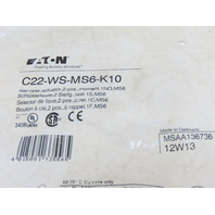 Eaton C22-WS-MS6-K10 2 Position MS6 Key Operated Rotary Switch Momentary 1NO