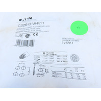 Eaton C22S-D-W-K11 Compact Pushbutton Non-illuminated Momentary White Flush