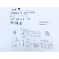 Eaton C22S-DRH-G-X1-K10 Pushbutton Non-Illuminated Maintain Green X1 Etch 1NO