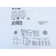 Eaton C22-L-G-230 Button Indicating Light Green Illuminated LED 230V