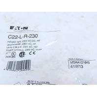 Eaton C22-L-R-230 Button Indicating Light Red Illuminated LED 230V