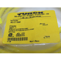 TURCK RKG-4.4T-6/S600 U5317-7 M12 Female Single Ended Cord set