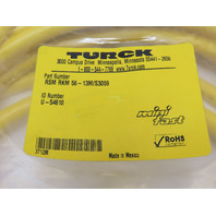 TURCK RSM RKM 56-13M/S3059 U-54610  Mini Connector Male - Female 13 meter