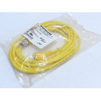 TURCK WKC 4.4T-3-RSC  4.4T/S1587 U0908-21 M12 F(90&deg;)-M(180&deg;) Double Ended Cord