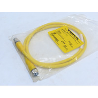 TURCK RKC 4.4T-1-RSC  4.4T/S1587 U0908-25 M12 F-M Double Ended Cord set 1 Meter