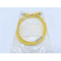 TURCK RKC 4.4T-1-RSC  4.4T/S1587 U0908-25 M12 F-M Double Ended Cord set 1 Meter