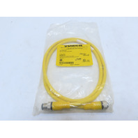 TURCK RKC 4.4T-1-RSC  4.4T/S1587 U0908-25 M12 F-M Double Ended Cord set 1 Meter