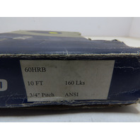 Renold 60HRB 60H Riv Heavy Series Roller Chain 3/4" Pitch Riveted 10' Germany