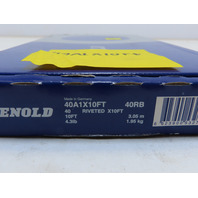 Renold 40A1x10Ft RB Single Strand Roller Chain 1/2" Pitch Riveted 10' Germany