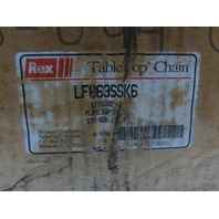 Rexnord LF863SSK6 TableTop Conveyor Chain 10' Long 6" Wide