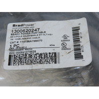 Brad 1300620247 114130A79M070 PVC Cable MC 4-pole M/F 14/4 Cord