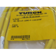 TURCK VB2-RSC 4.4T-2/2RKC 4T-0.3/0.3/S1587 U-0965-46 3411M Cord set Splitter