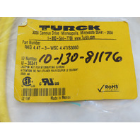 TURCK RKG 4.4T-3-WSC 4.4T/S3060 U-35341 2211M Cord set