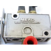 Mead LTV T.P.  2 Position Pneumatic Air Valve Selector Switch 1/8 NPT