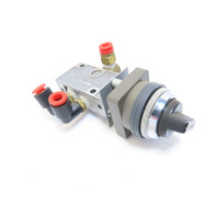 Mead LTV T.P.  2 Position Pneumatic Air Valve Selector Switch 1/8 NPT