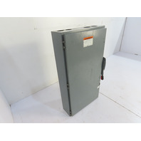 Square D HU-366 600A 600VAC 250VDC Non Fused Safety Disconnect Switch