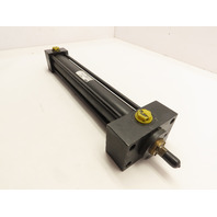 Parker 1-1/2" Bore X 12" Stroke 2H Ser Hydraulic Cylinder Front Block Mount