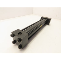 Parker 1-1/2" Bore X 12" Stroke 2H Ser Hydraulic Cylinder Front Block Mount