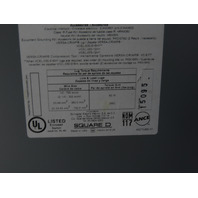 Square D H365 400A 3 Wire 600VAC/DC 250Hp  Fusible Safety Disconnect Switch