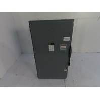 Square D H365 400A 3 Wire 600VAC/DC 250Hp  Fusible Safety Disconnect Switch