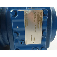 SEW-EURODRIVE 3/4 HP 2.4-14RPM Right Angle Gear Motor Invertor Duty VPWM W/Brake