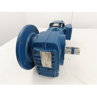 SEW-EURODRIVE 3/4HP 2.4-14RPM Right Angle Gear Motor Invertor Duty VPWM Brake