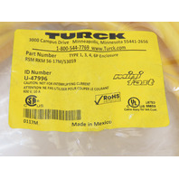 TURCK RSM RKM 56-17M/S3059 U-47996 0117M Cord set