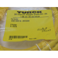 TURCK WSM WKM 56-6M/S3059 U-57279 2612U Cord set