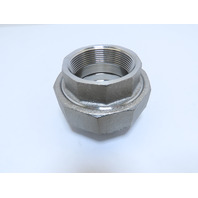 LS 2" Threaded NPT Pipe Union 316 SS Stainless Steel class 150 W/teflon seat