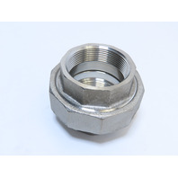 LS 2" Threaded NPT Pipe Union 316 SS Stainless Steel class 150 W/teflon seat