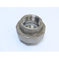 LS 1-1/2" NPT Threaded Pipe Union 316 SS Stainless Steel class 150