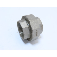 LS 1-1/2" NPT Threaded Pipe Union 316 SS Stainless Steel class 150